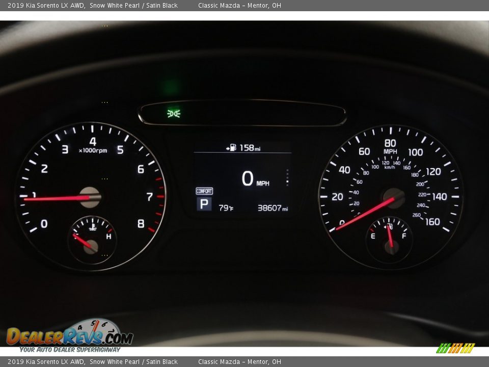 2019 Kia Sorento LX AWD Snow White Pearl / Satin Black Photo #8