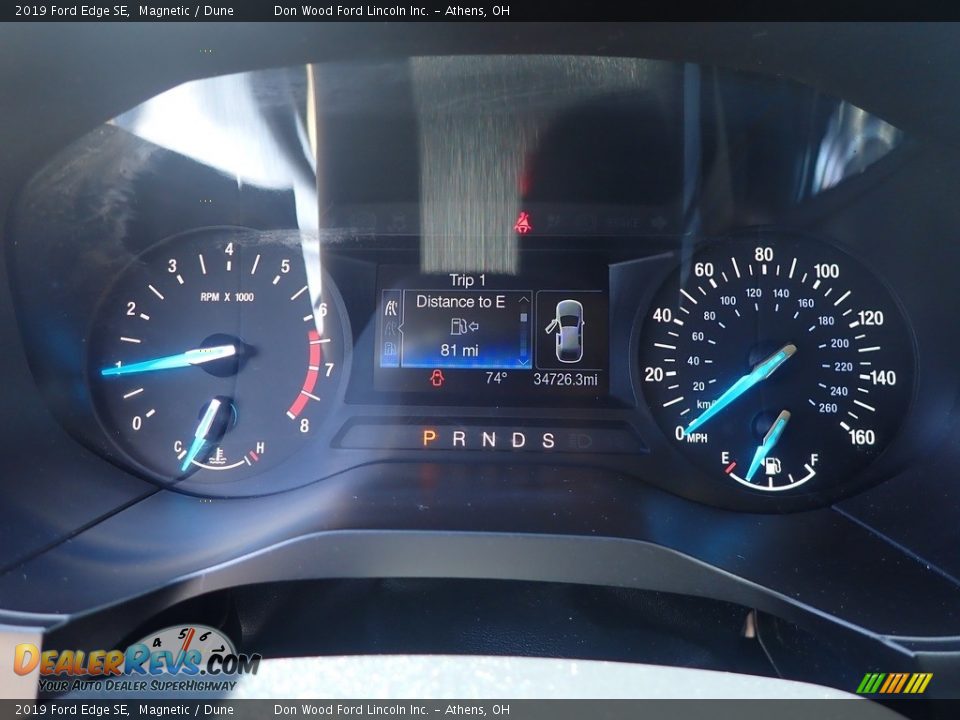 2019 Ford Edge SE Magnetic / Dune Photo #28