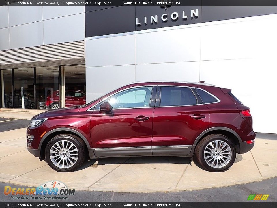 2017 Lincoln MKC Reserve AWD Burgundy Velvet / Cappuccino Photo #2