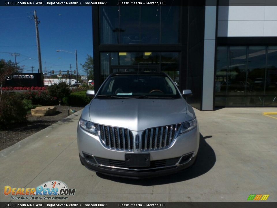 2012 Lincoln MKX AWD Ingot Silver Metallic / Charcoal Black Photo #1