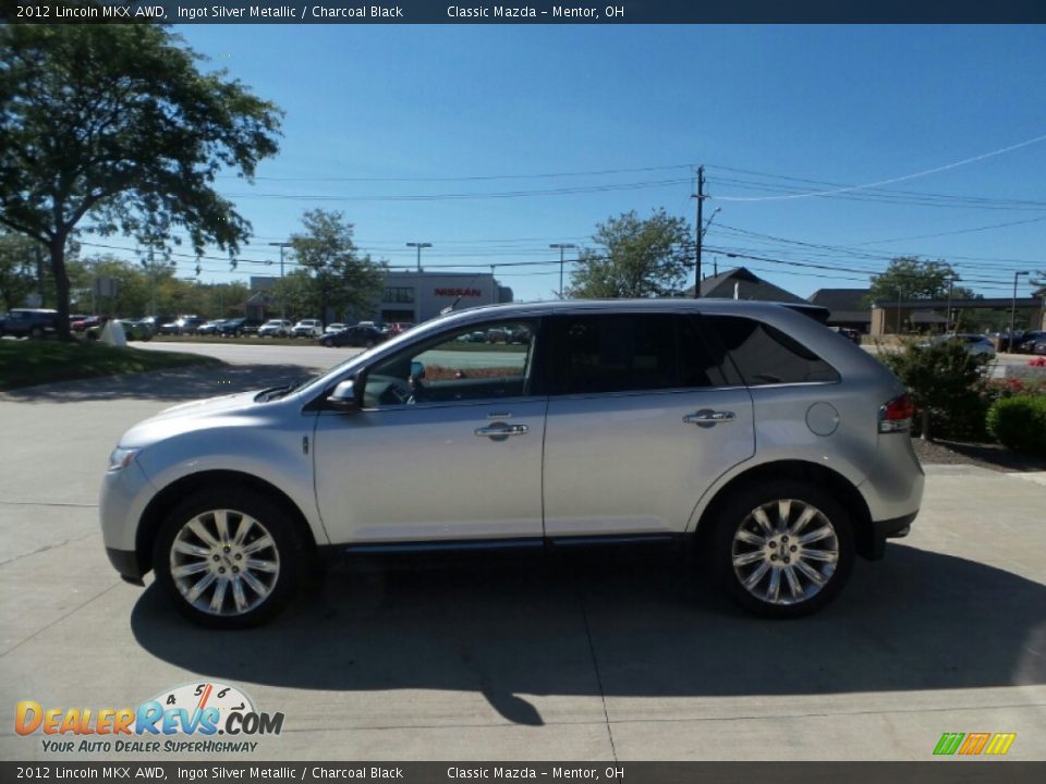 2012 Lincoln MKX AWD Ingot Silver Metallic / Charcoal Black Photo #2