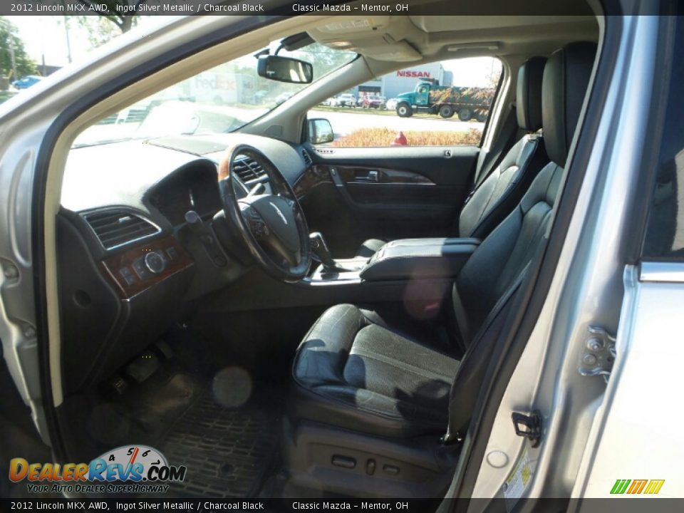 2012 Lincoln MKX AWD Ingot Silver Metallic / Charcoal Black Photo #3