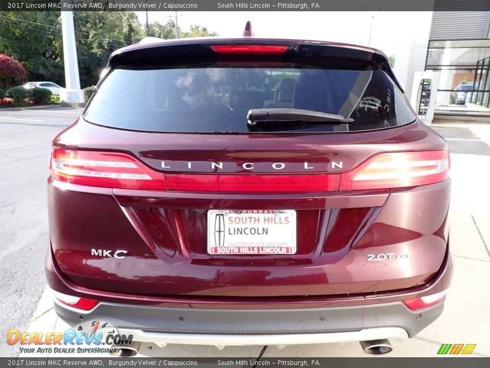 2017 Lincoln MKC Reserve AWD Burgundy Velvet / Cappuccino Photo #4