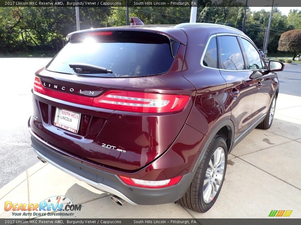 2017 Lincoln MKC Reserve AWD Burgundy Velvet / Cappuccino Photo #6