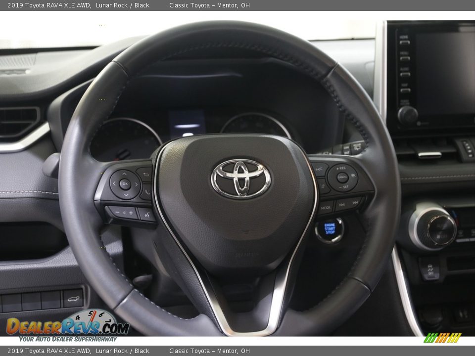 2019 Toyota RAV4 XLE AWD Lunar Rock / Black Photo #7