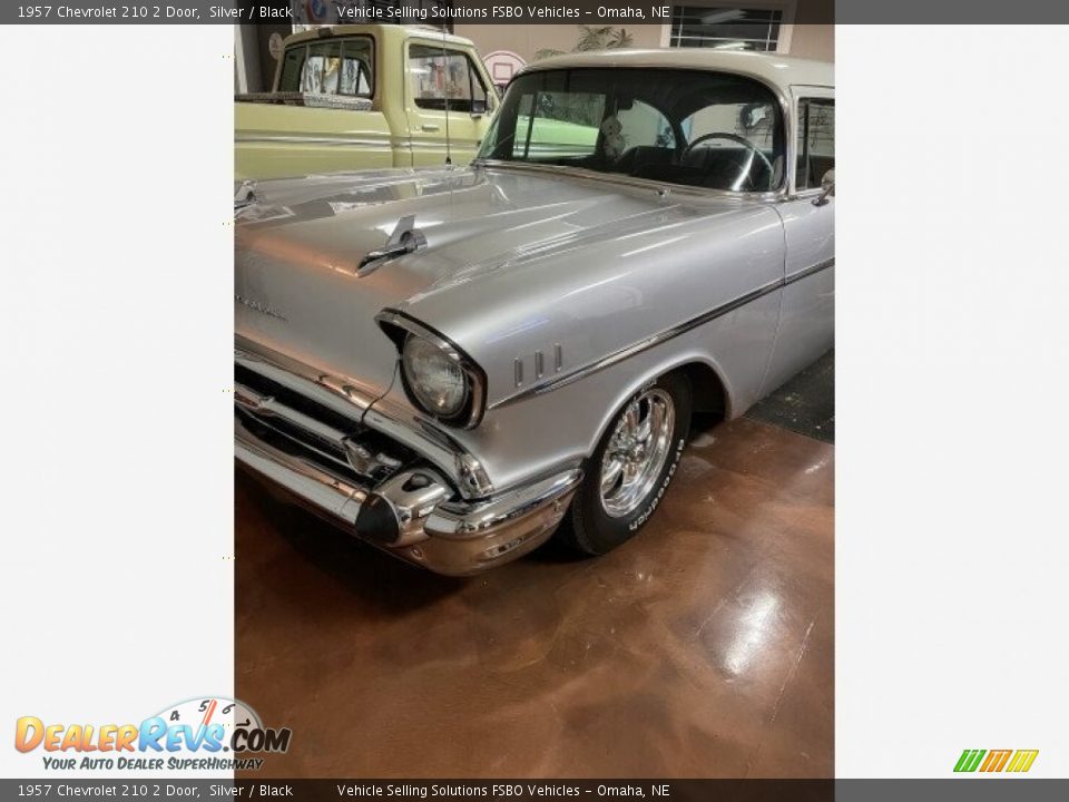 1957 Chevrolet 210 2 Door Silver / Black Photo #3