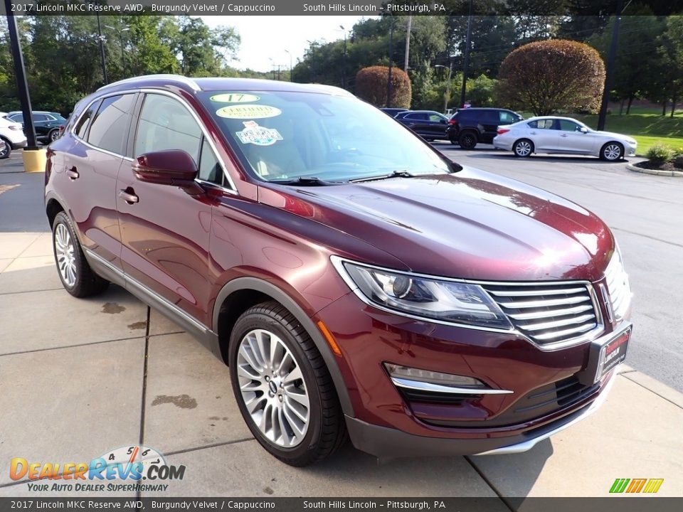 2017 Lincoln MKC Reserve AWD Burgundy Velvet / Cappuccino Photo #8