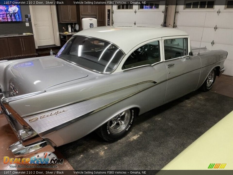 1957 Chevrolet 210 2 Door Silver / Black Photo #4