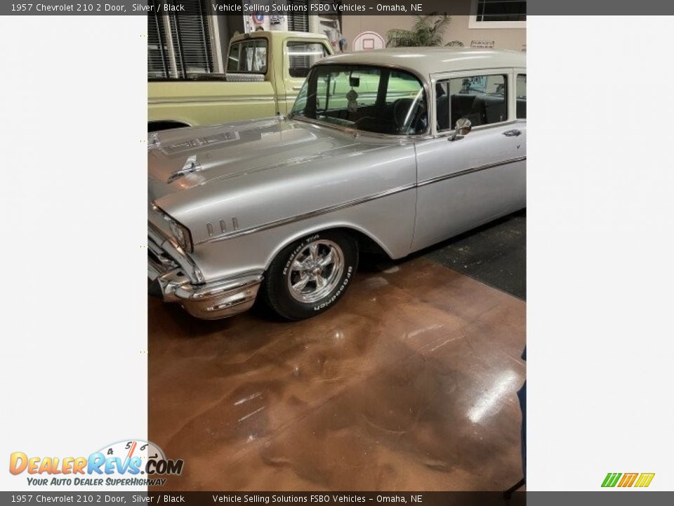 1957 Chevrolet 210 2 Door Silver / Black Photo #5