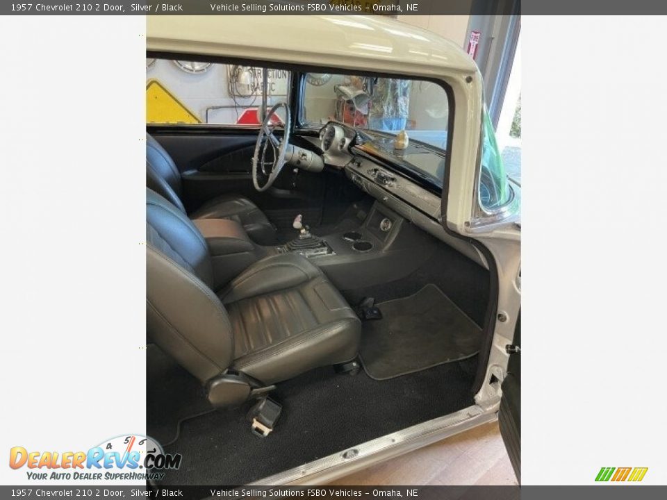 1957 Chevrolet 210 2 Door Silver / Black Photo #7