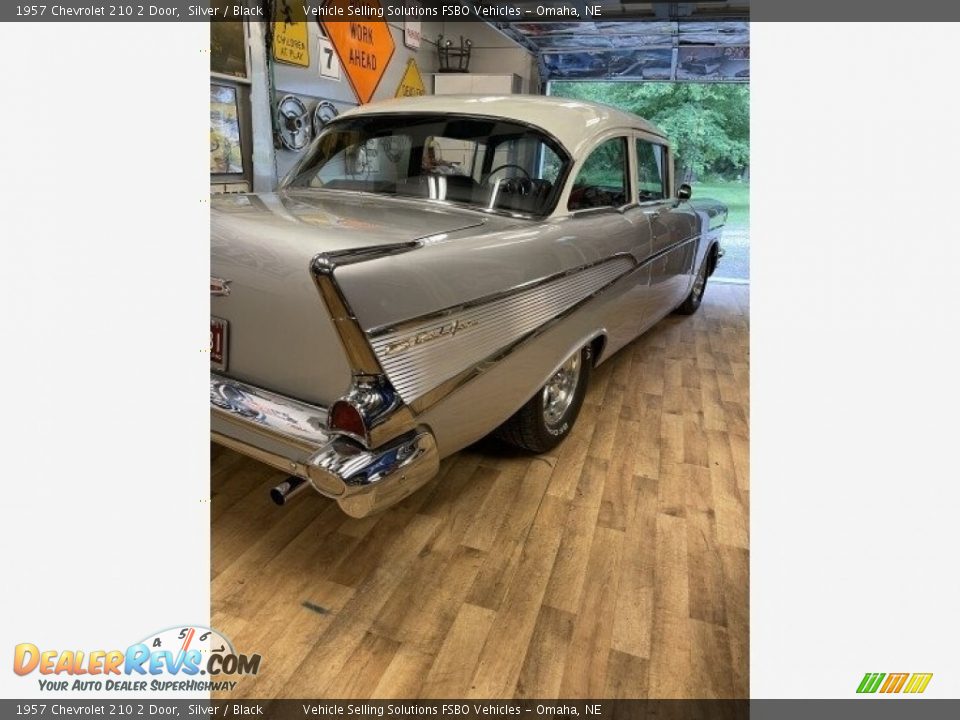 1957 Chevrolet 210 2 Door Silver / Black Photo #9