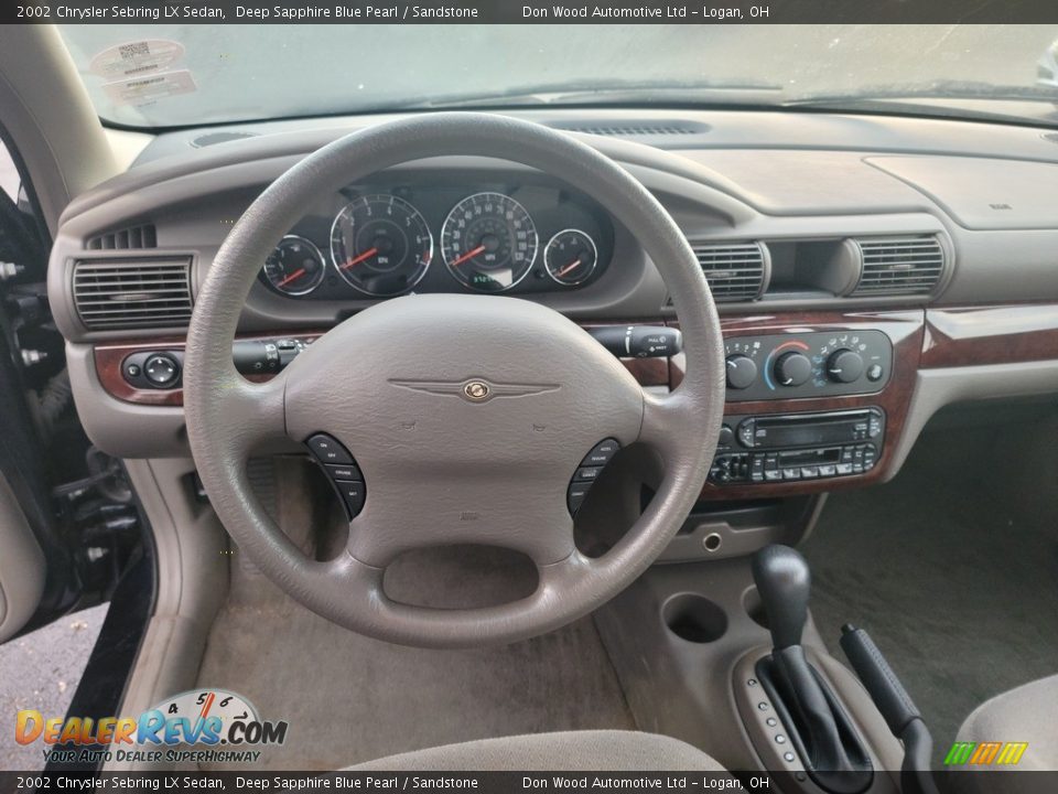 Dashboard of 2002 Chrysler Sebring LX Sedan Photo #12