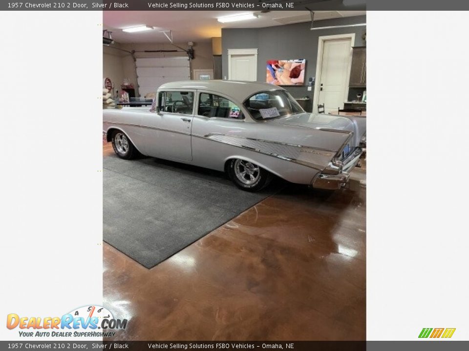 1957 Chevrolet 210 2 Door Silver / Black Photo #15