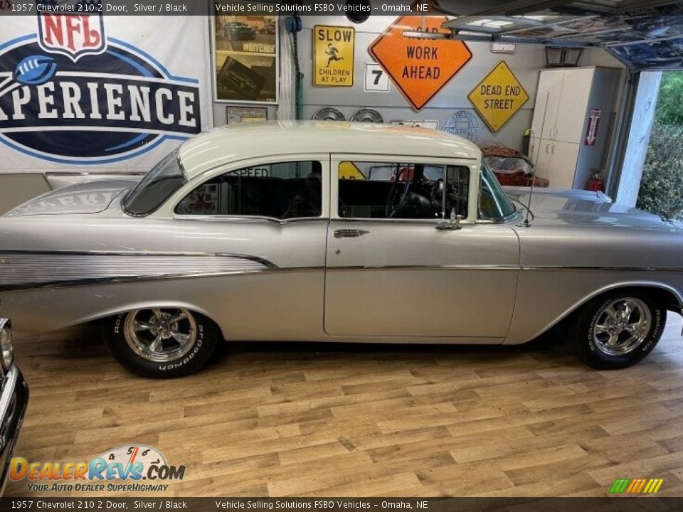 1957 Chevrolet 210 2 Door Silver / Black Photo #16