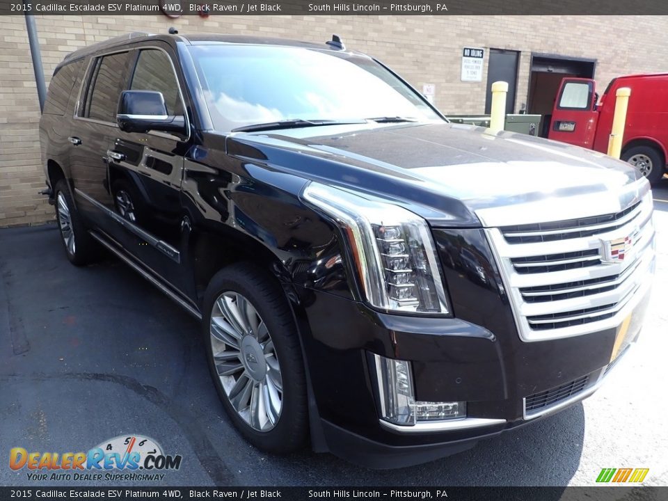 2015 Cadillac Escalade ESV Platinum 4WD Black Raven / Jet Black Photo #4