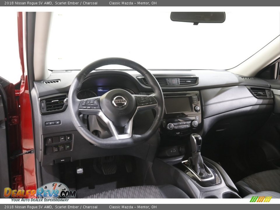 2018 Nissan Rogue SV AWD Scarlet Ember / Charcoal Photo #6