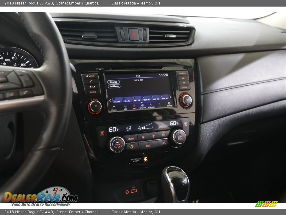 2018 Nissan Rogue SV AWD Scarlet Ember / Charcoal Photo #9