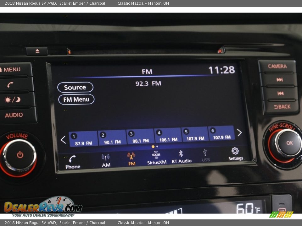 2018 Nissan Rogue SV AWD Scarlet Ember / Charcoal Photo #10