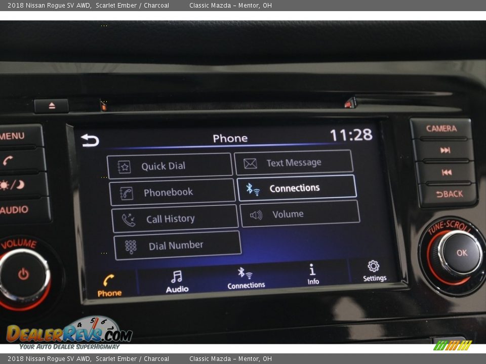 2018 Nissan Rogue SV AWD Scarlet Ember / Charcoal Photo #11