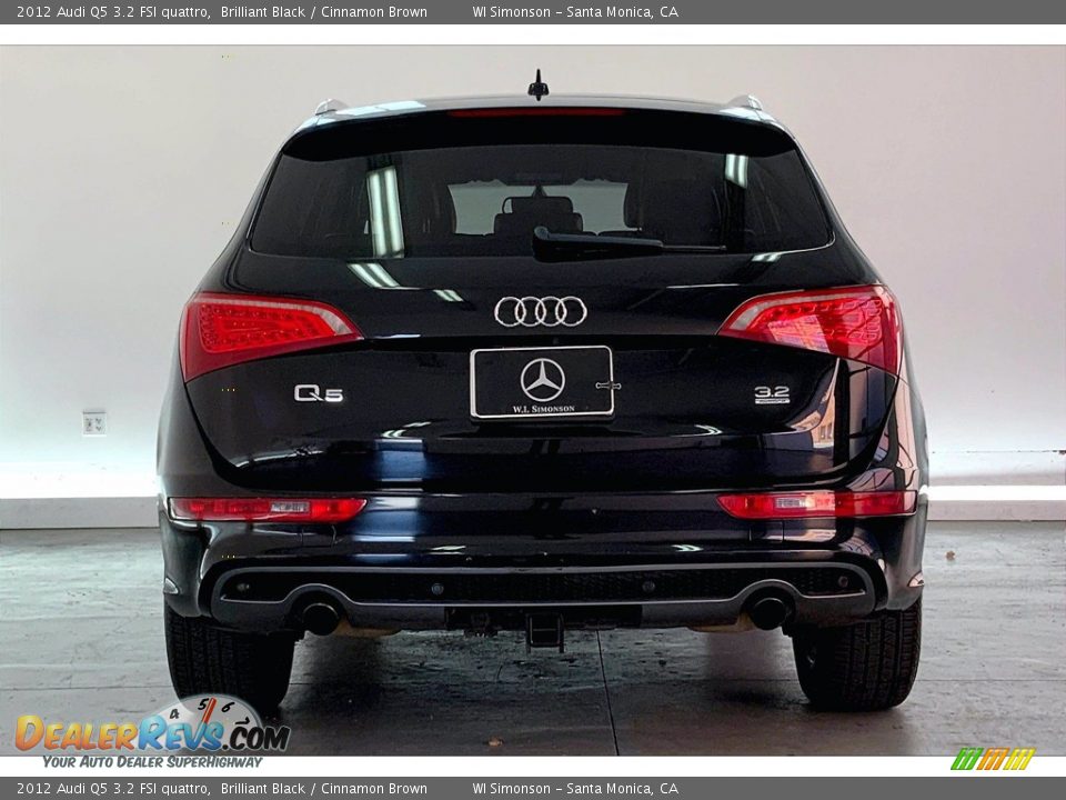 2012 Audi Q5 3.2 FSI quattro Brilliant Black / Cinnamon Brown Photo #3