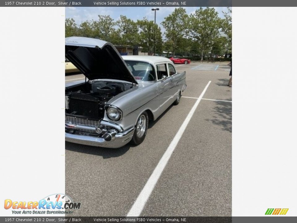 1957 Chevrolet 210 2 Door Silver / Black Photo #20