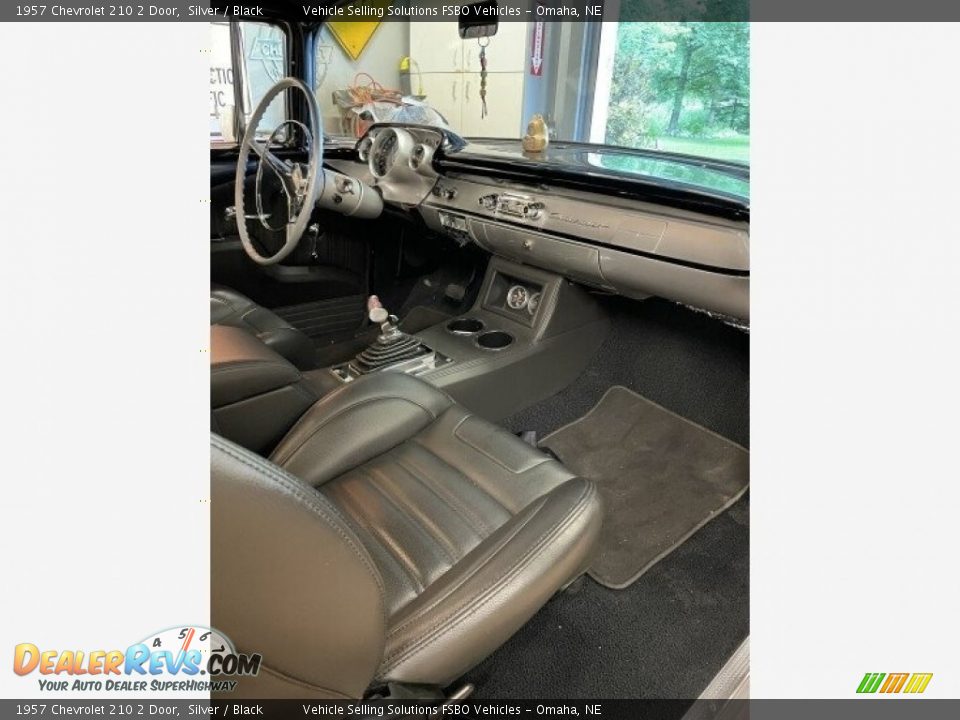 1957 Chevrolet 210 2 Door Silver / Black Photo #22