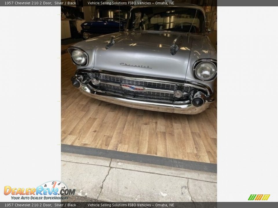 1957 Chevrolet 210 2 Door Silver / Black Photo #23