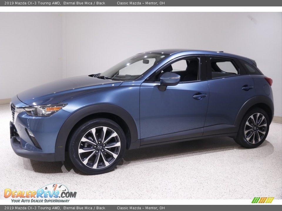 2019 Mazda CX-3 Touring AWD Eternal Blue Mica / Black Photo #3