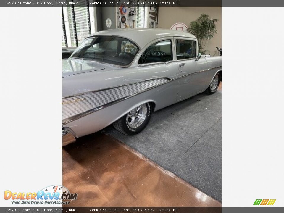 1957 Chevrolet 210 2 Door Silver / Black Photo #27
