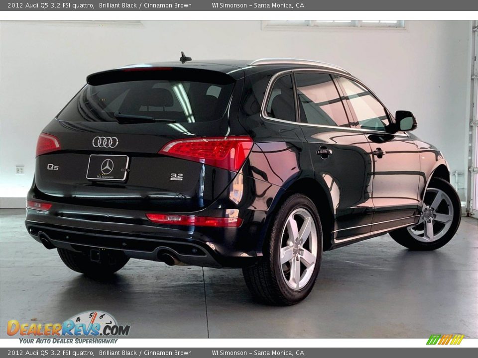 2012 Audi Q5 3.2 FSI quattro Brilliant Black / Cinnamon Brown Photo #13