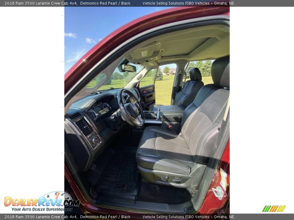 2018 Ram 3500 Laramie Crew Cab 4x4 Delmonico Red Pearl / Black Photo #8
