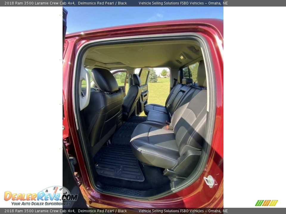 2018 Ram 3500 Laramie Crew Cab 4x4 Delmonico Red Pearl / Black Photo #9