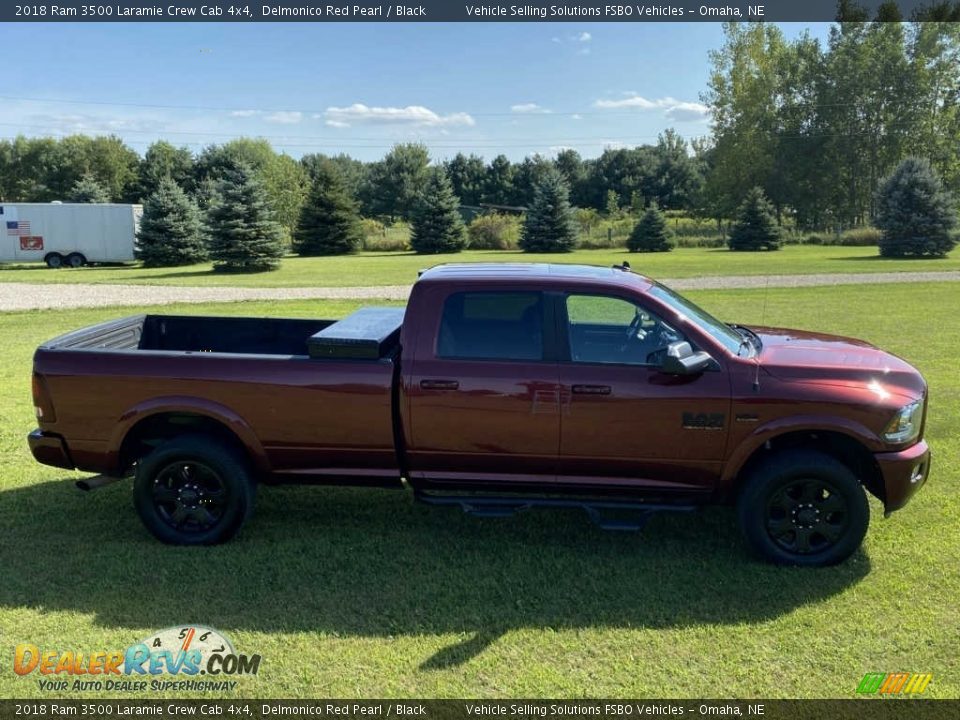 2018 Ram 3500 Laramie Crew Cab 4x4 Delmonico Red Pearl / Black Photo #18