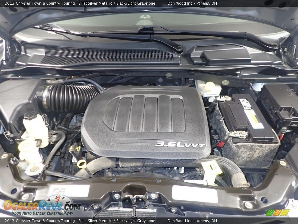 2013 Chrysler Town & Country Touring Billet Silver Metallic / Black/Light Graystone Photo #8