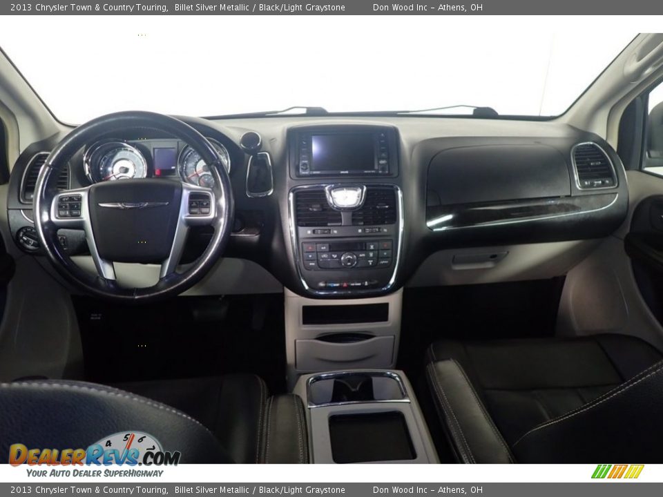 2013 Chrysler Town & Country Touring Billet Silver Metallic / Black/Light Graystone Photo #26