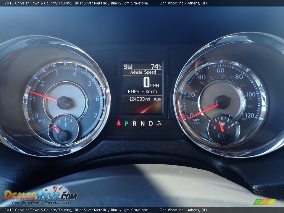 2013 Chrysler Town & Country Touring Billet Silver Metallic / Black/Light Graystone Photo #30