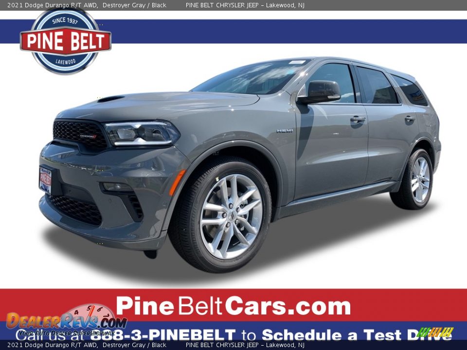 2021 Dodge Durango R/T AWD Destroyer Gray / Black Photo #1