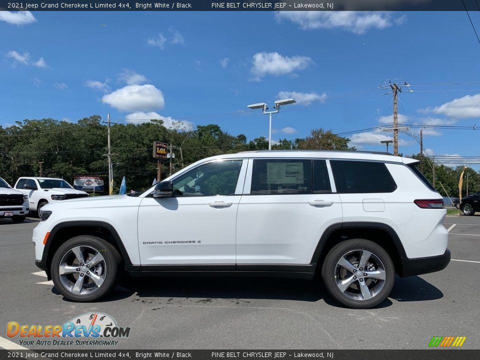 Bright White 2021 Jeep Grand Cherokee L Limited 4x4 Photo #4