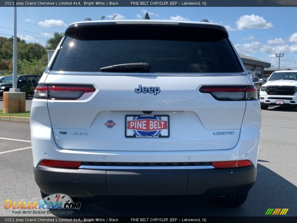 2021 Jeep Grand Cherokee L Limited 4x4 Bright White / Black Photo #7