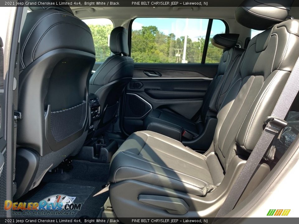2021 Jeep Grand Cherokee L Limited 4x4 Bright White / Black Photo #9