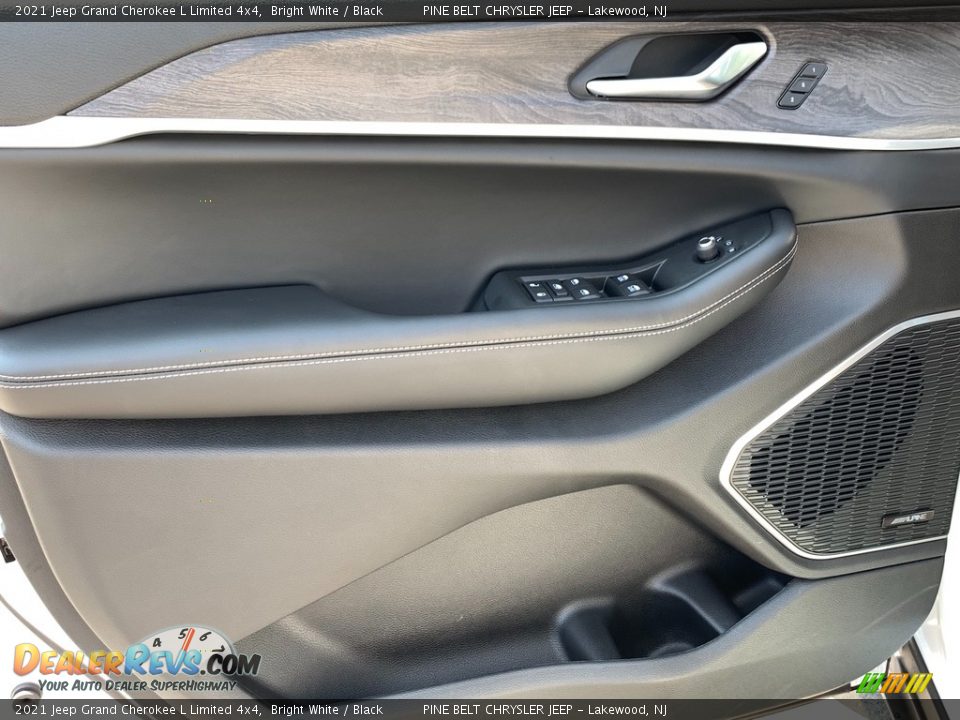 2021 Jeep Grand Cherokee L Limited 4x4 Bright White / Black Photo #12