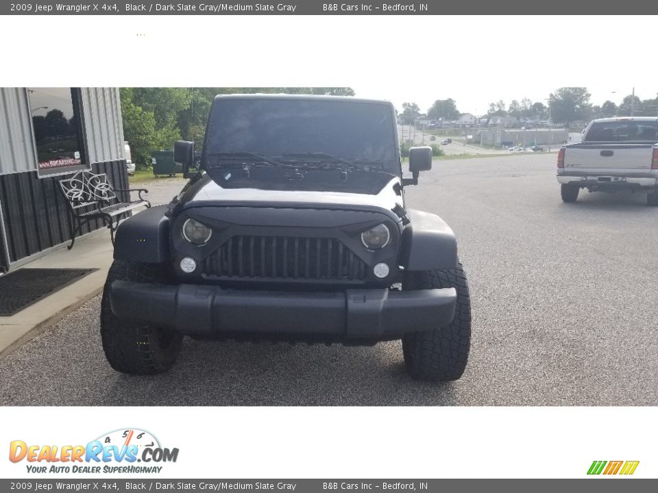 2009 Jeep Wrangler X 4x4 Black / Dark Slate Gray/Medium Slate Gray Photo #7