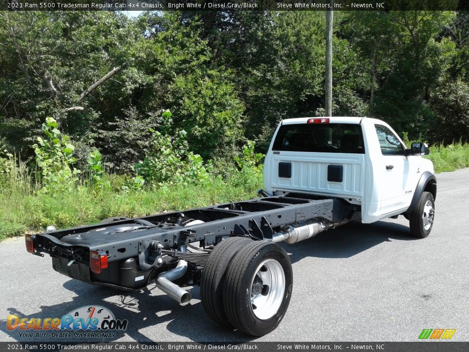 2021 Ram 5500 Tradesman Regular Cab 4x4 Chassis Bright White / Diesel Gray/Black Photo #6