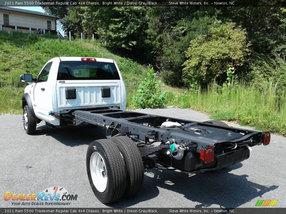 2021 Ram 5500 Tradesman Regular Cab 4x4 Chassis Bright White / Diesel Gray/Black Photo #8