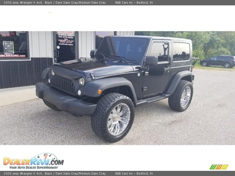 2009 Jeep Wrangler X 4x4 Black / Dark Slate Gray/Medium Slate Gray Photo #18