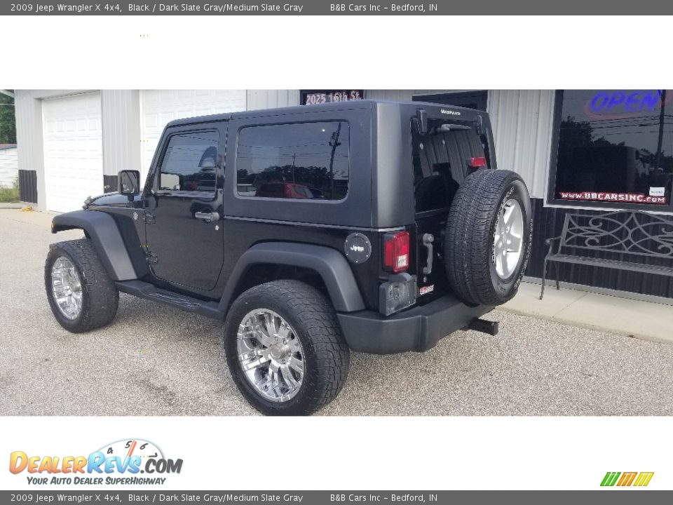 2009 Jeep Wrangler X 4x4 Black / Dark Slate Gray/Medium Slate Gray Photo #21