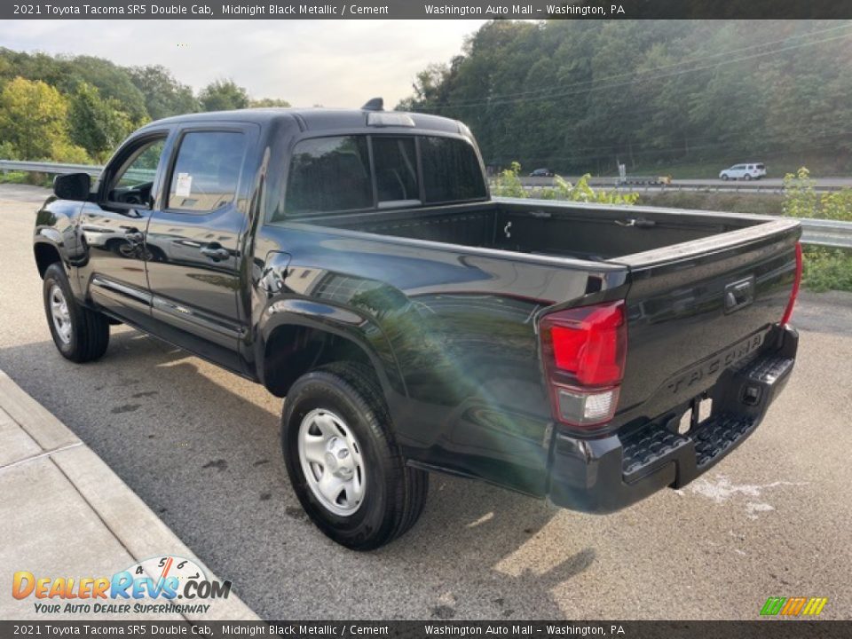 2021 Toyota Tacoma SR5 Double Cab Midnight Black Metallic / Cement Photo #2