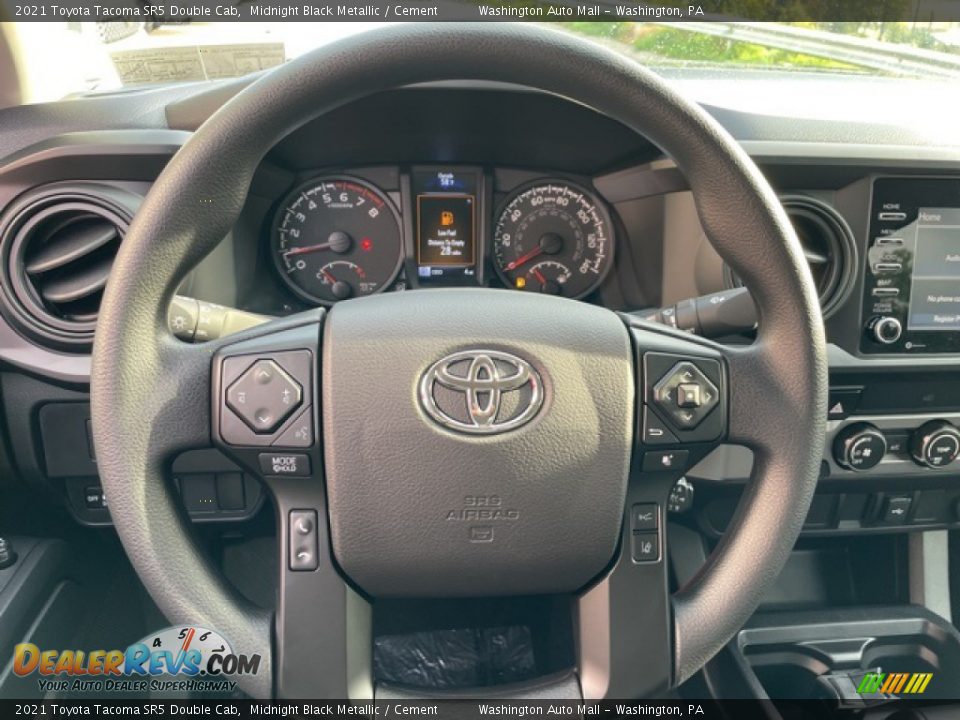 2021 Toyota Tacoma SR5 Double Cab Steering Wheel Photo #10