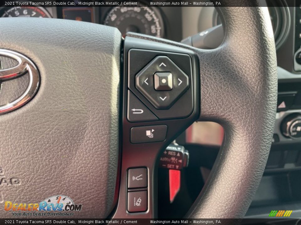 2021 Toyota Tacoma SR5 Double Cab Steering Wheel Photo #17