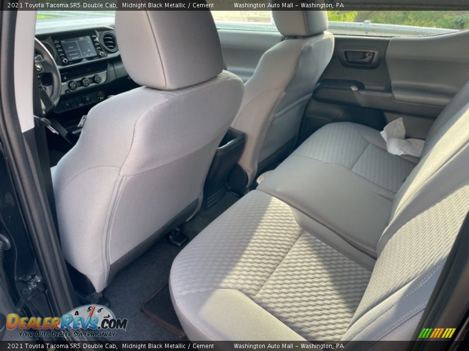 Rear Seat of 2021 Toyota Tacoma SR5 Double Cab Photo #22